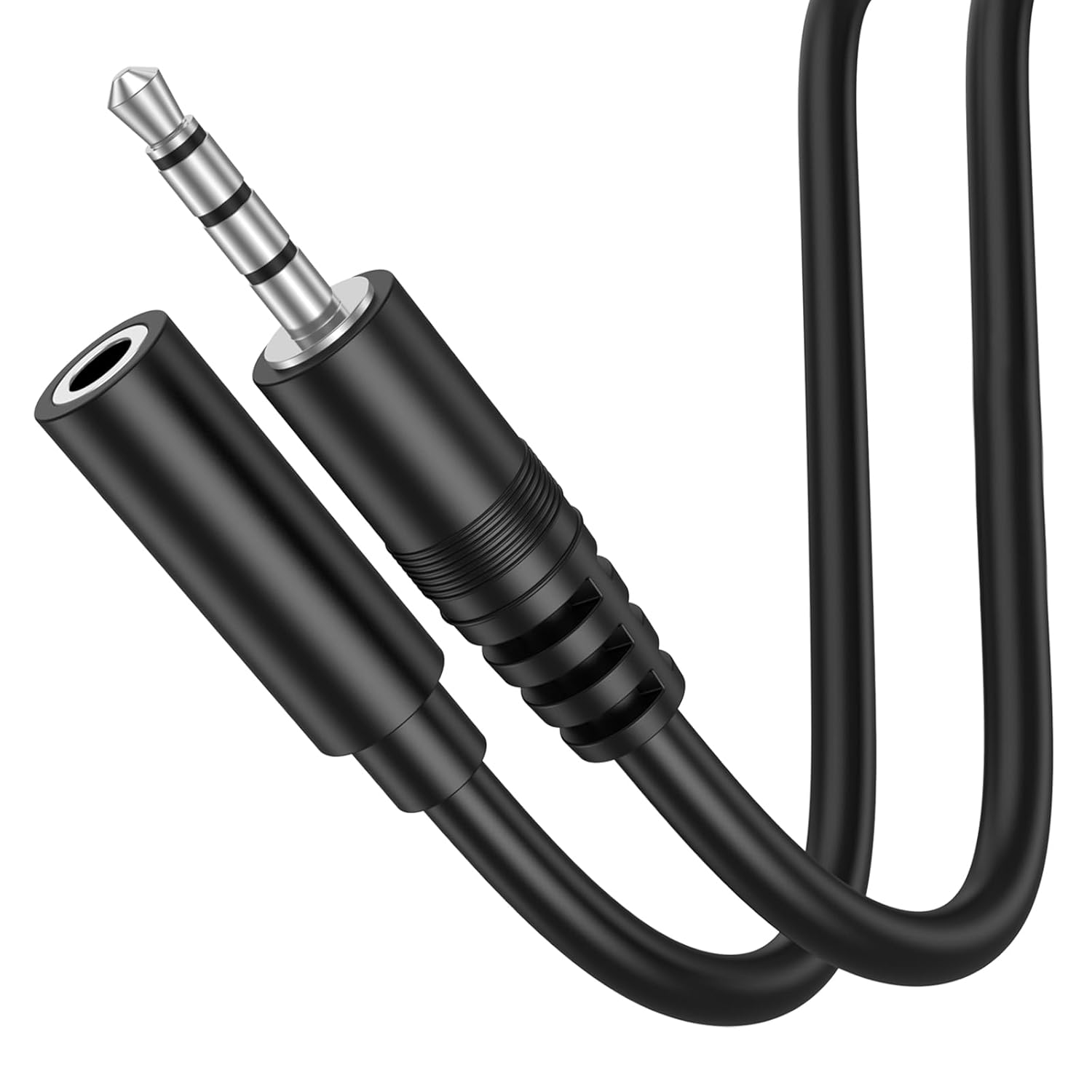 Meliya Headphone Extension Cable, 3.5Mm Extension Audiomale to Female Aux Adapter Hi-Fi Sound Stereo Extender Cord Compatible with Iphone Ipad Smartphones Tablets Media Players & More (3.3Ft/1M) image number 5