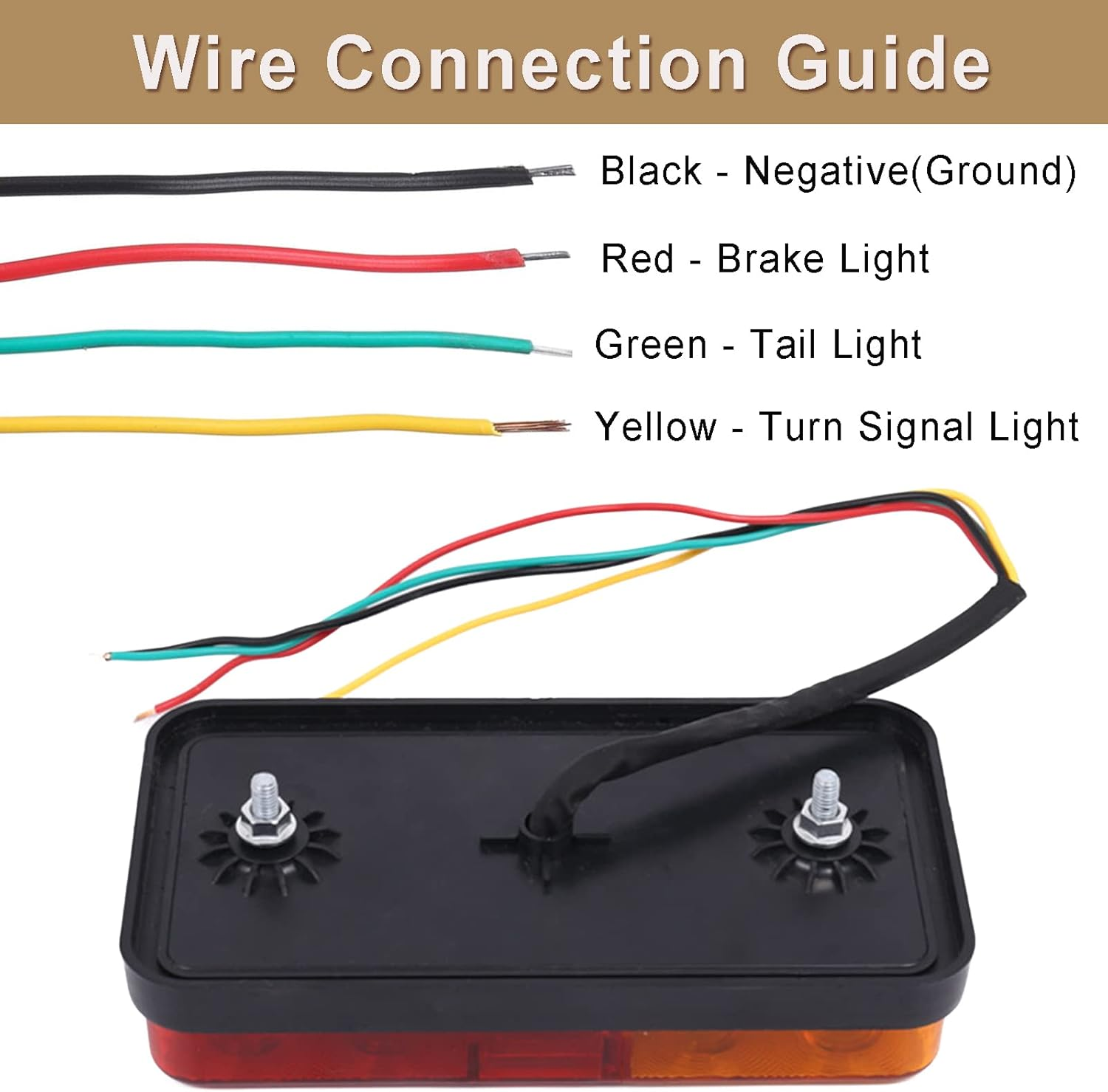 2Pcs 12V 10LED Car Tail Light Trailer Caravan Truck Indicator Lamp image number 5