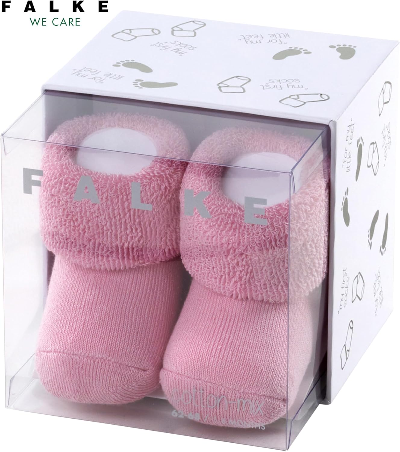 FALKE Baby Erstling Socks - 89% Cotton, White (