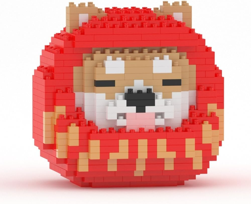 JEKCA Shiba Daruma Doll Mini 01S | Japan Plastic Building Blocks | Age 14+ image number 4