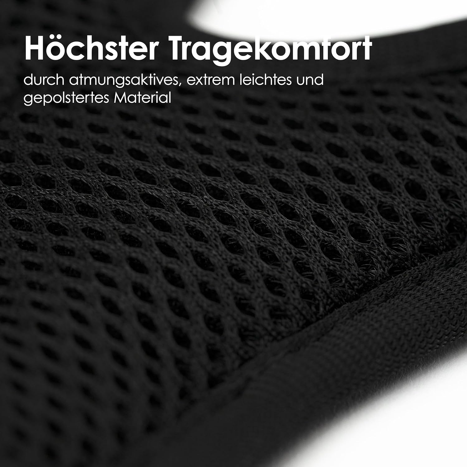 Lucybalu&reg; Explorer Cat Harness with Lead, Escape Proof, Airtag Compartment, Lightweight and Comfortable, Black, XS/S