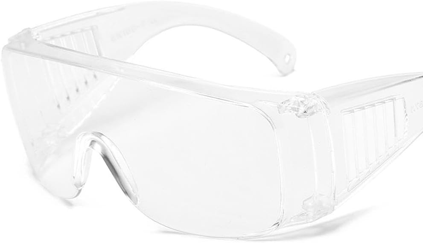 Tophomer Safety Glasses Clear/Tinted over Spectacles Goggles Protective Eyewear Frame with Anti-Scratch Lens, DIY Work Eye Protection image number 6