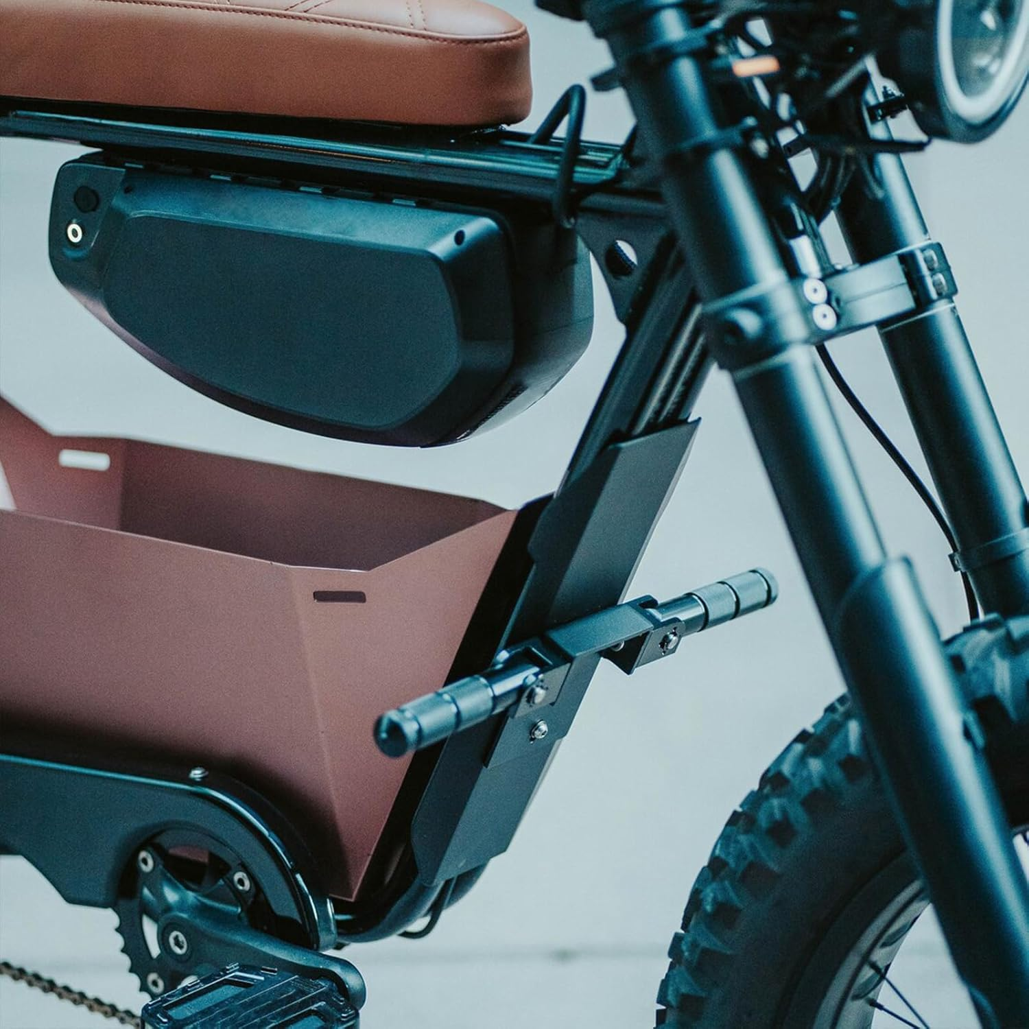 For Super73 E-Bike Foot Pegs - Folding Front Footrests with Anti-Skid Design Compatible with Super 73 S1 S2 RX Models image number 4