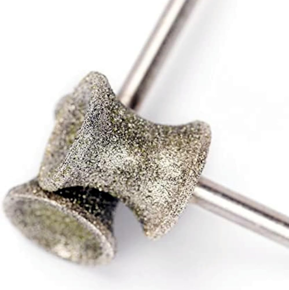 Includes 2-Pack Multifunctional Diamond Dog Nail Grinding Tool Heads, Suitable for Various Rotary Tools and Other Products