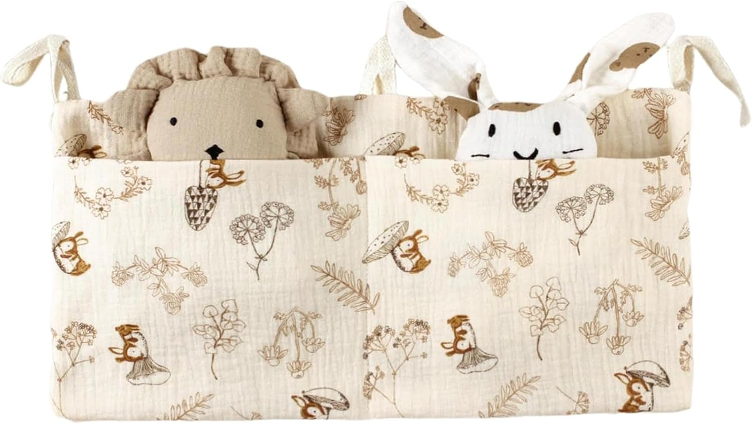 Crib Hanging Storage Bag, Toddler Crib Organizer Bag, Hangable Crib Storage Bag, Crib Side Storage Bag, Toddler Nursery Hanging Bag, Hangable Diaper Organizer for Crib, Crib Organizer Bag with Hooks image number 4