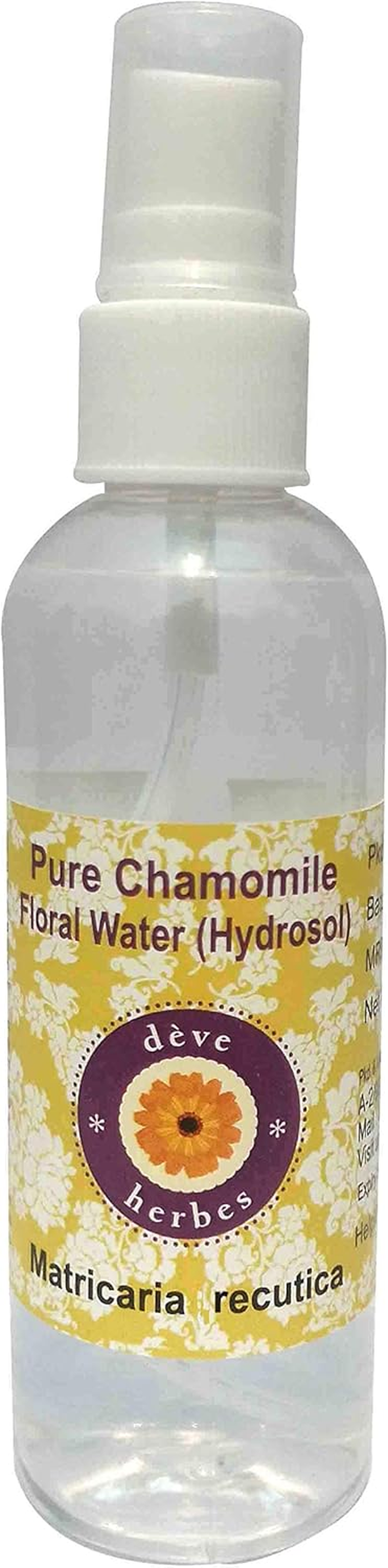 Deve Herbes Pure Holy Basil (Tulsi) Floral Water (Hydrosol) (Ocimum Santum) 100% Natural Therapeutic Grade 100Ml (3.38Oz)