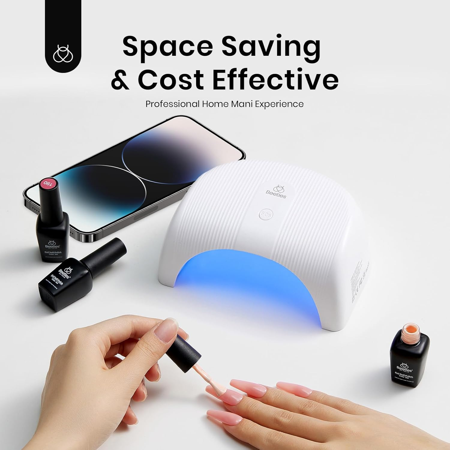 Beetles UV LED Nail Lamp, 10W Powerful UV Nail Light Curing Gel Nail Polish Gel Set/Base Gel/Top Coat DIY Manicure