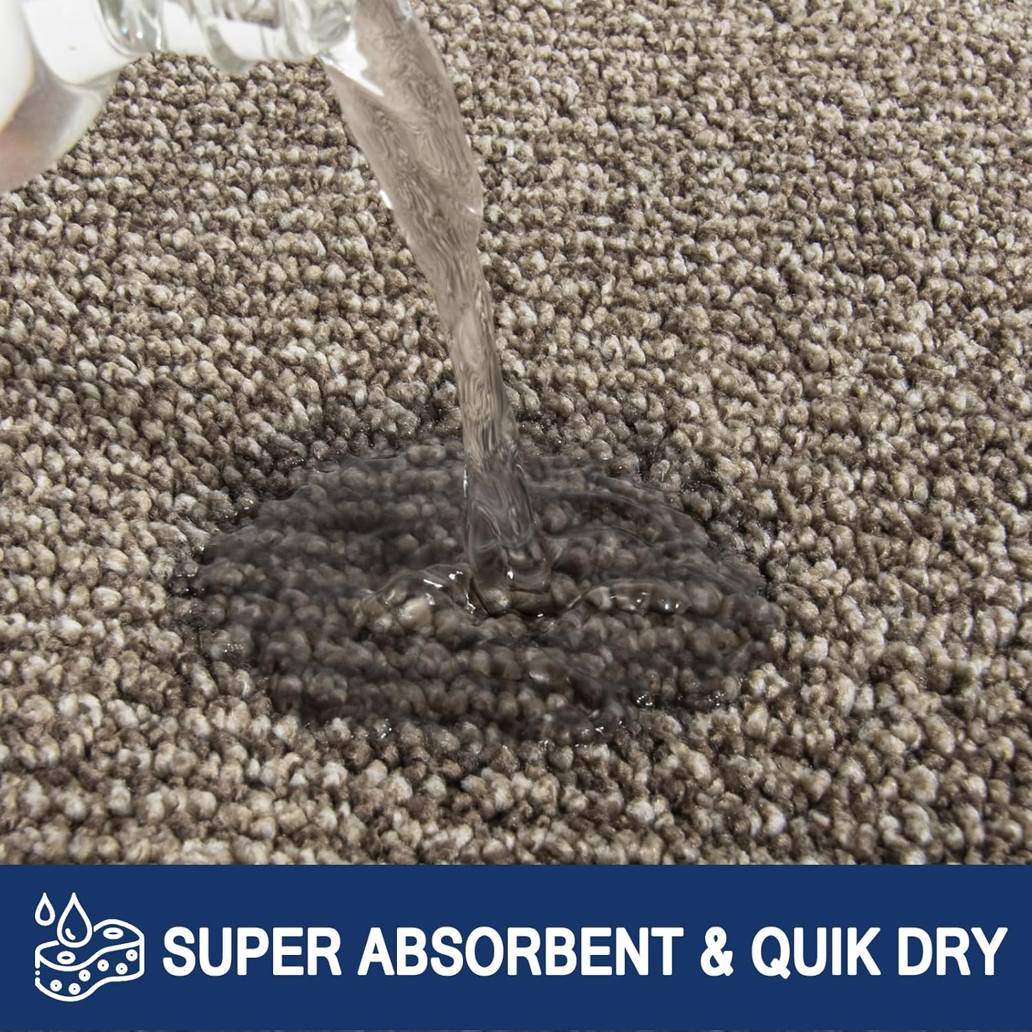 FCSDETAIL Dirt Trapper Indoor Door Mat 80 X 120 Cm, Machine Washable Entrance Rug, Dog Doormat, Non-Slip inside Floor Mat for Entryway, Muddy Shoes & Paws image number 5