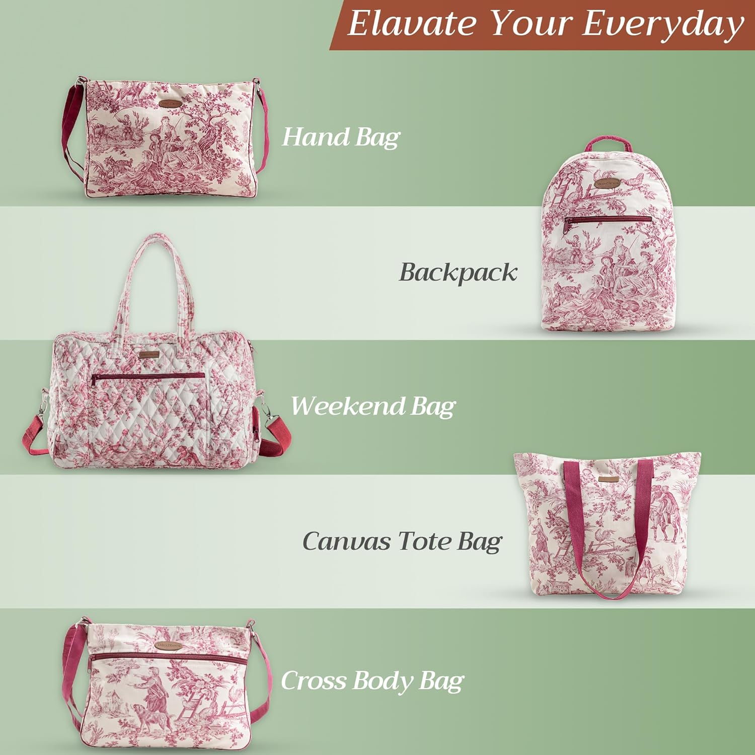 Maison D' Hermine 100% Cotton Shoulder Bag Casual Work Bag for Women Large Capacity Bags for Shopping Travel Beach Gym image number 4