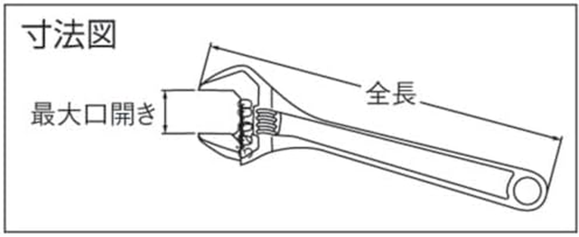 Bahco 8071 Black Adjustable Wrench, 200Mm Length