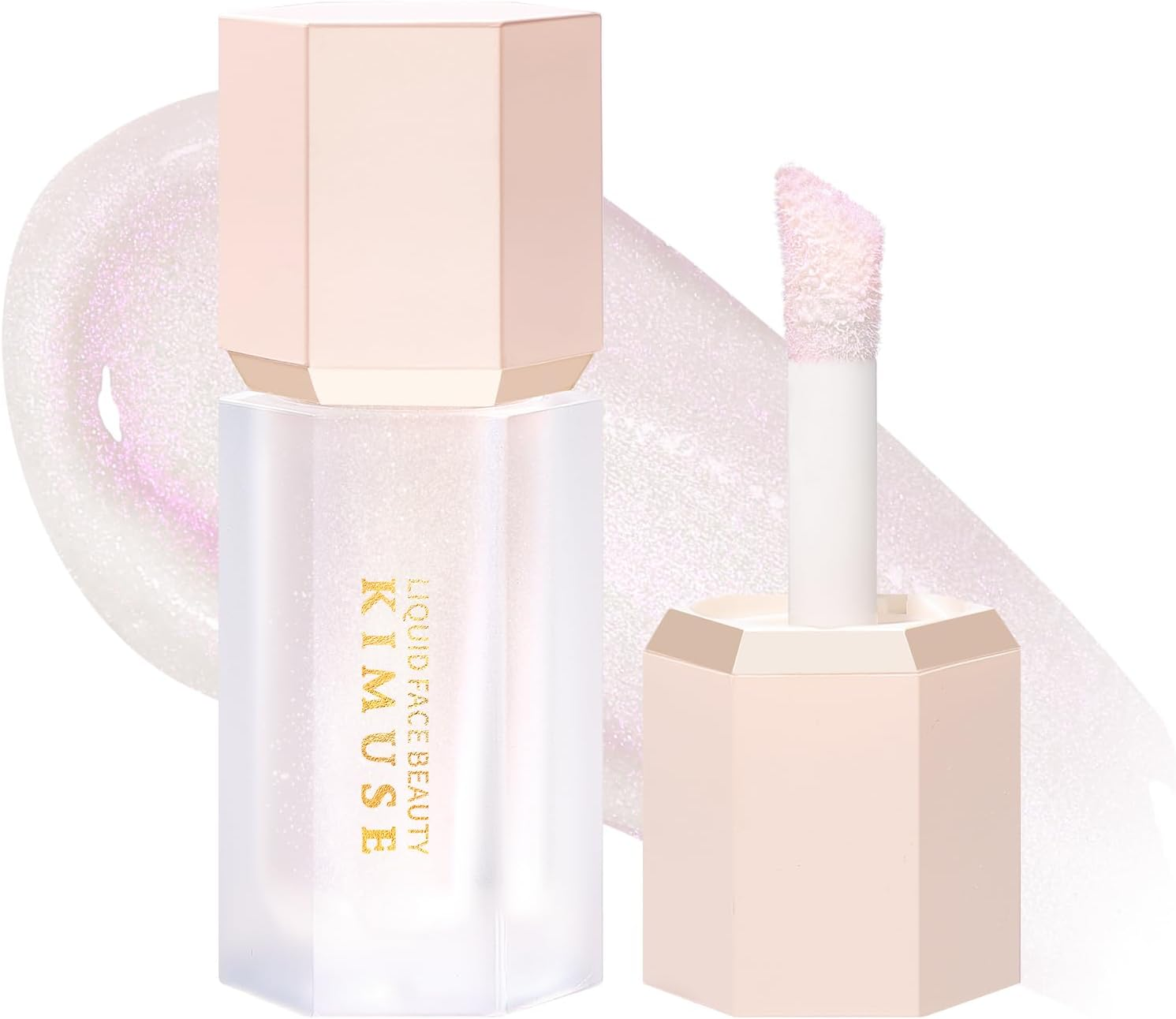 KIMUSE Soft Natural Glow Liquid Filter, Weightless, Long Wearing, Smudge Proof, Natural Looking, Dewy Finish, Glow Liquid Illuminator Makeup