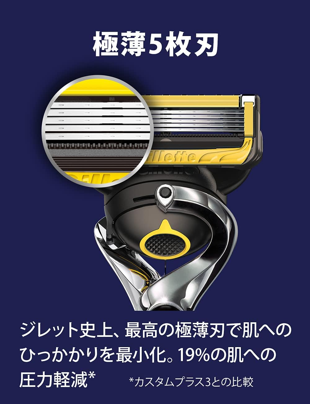 Gillette (Amazon Exclusive) Pro Shield Manual Razor with 16 Replacement Blades image number 5