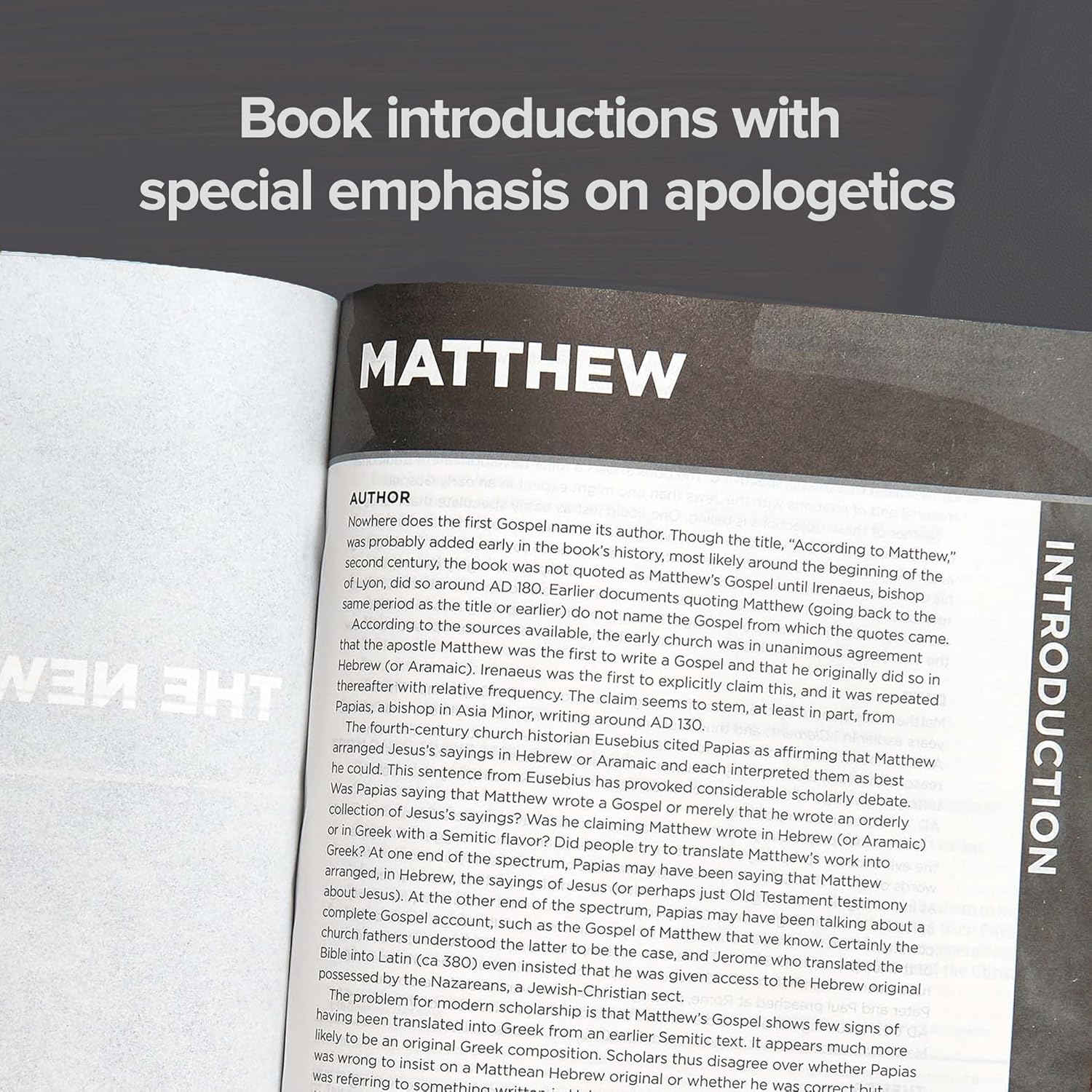 CSB Apologetics Study Bible, Hardcover: Black Letter, Defend Your Faith, Study Notes and Commentary, Ribbon Marker, Sewn Binding, Easy-To-Read Bible Serif Type image number 3