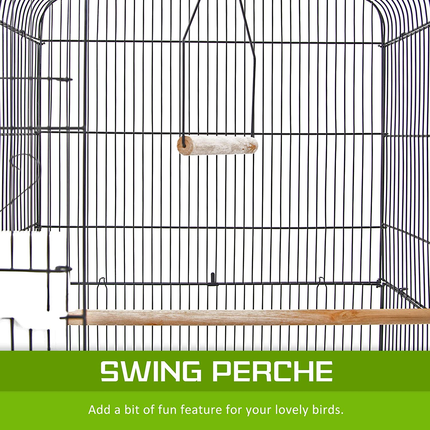 Parrot Aviary Veer 92Cm (PET-3016-92BK) image number 4