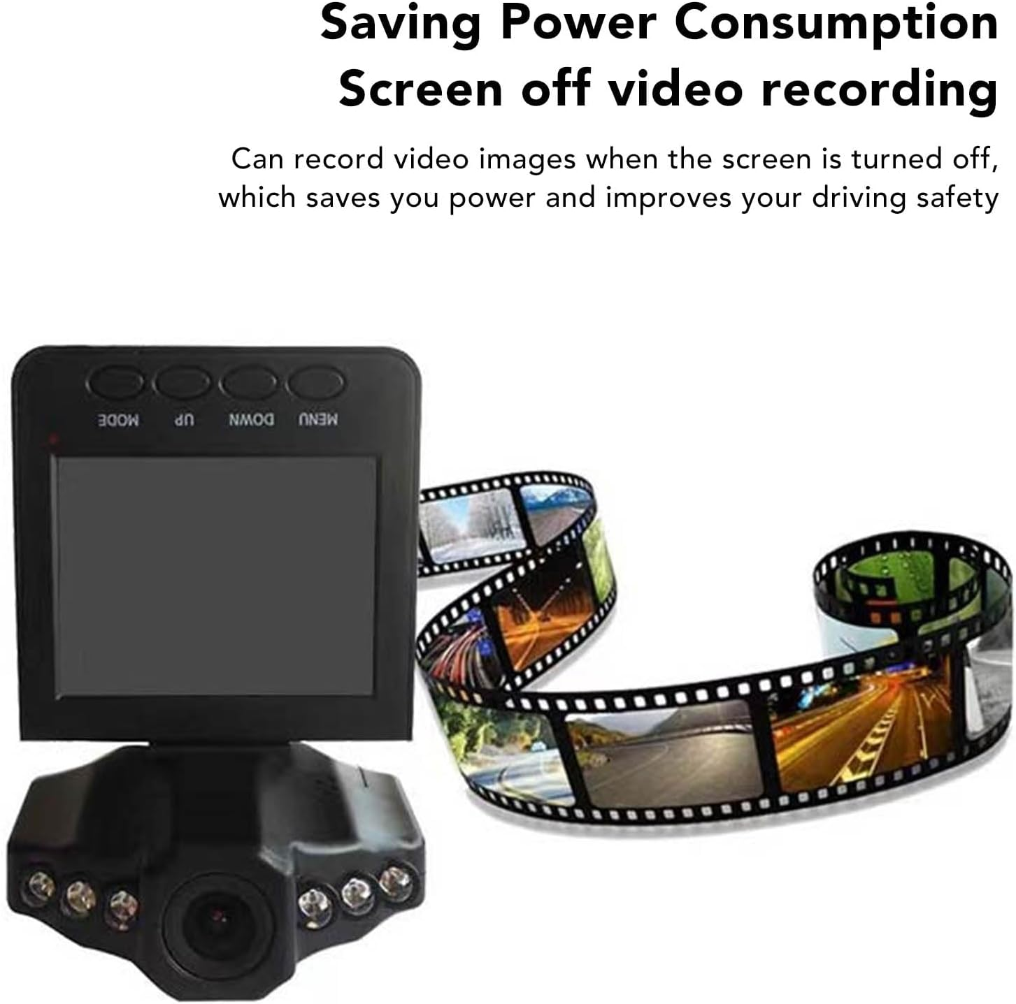 4K Dualcam with Wifi and GPS, 64GB Car Dashboard Camera Recorder for Parking Mode, G Sensor,Recording. Night, 2.5In IPS Color Display Screen, Motion Detection image number 6