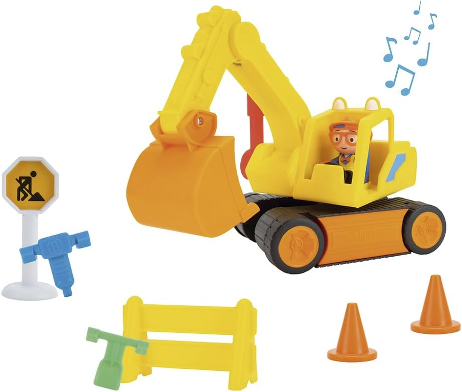 Blippi Excavator Feature Vehicle Toy image number 2