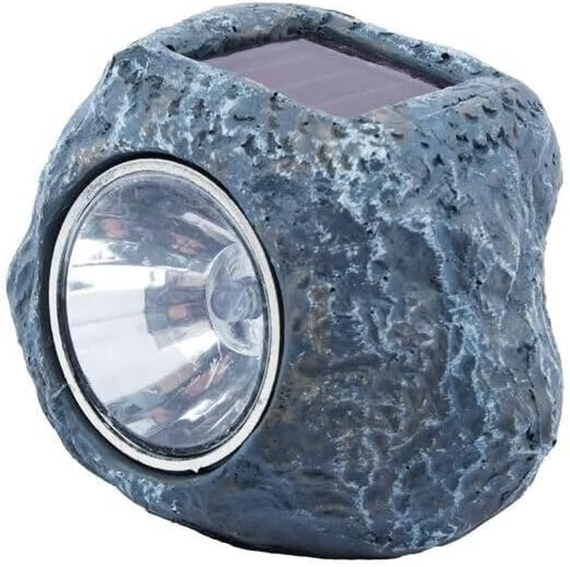 2PCE LED Solar Rock Spot Lights Weatherproof Cool White 56 X 75Mm image number 3