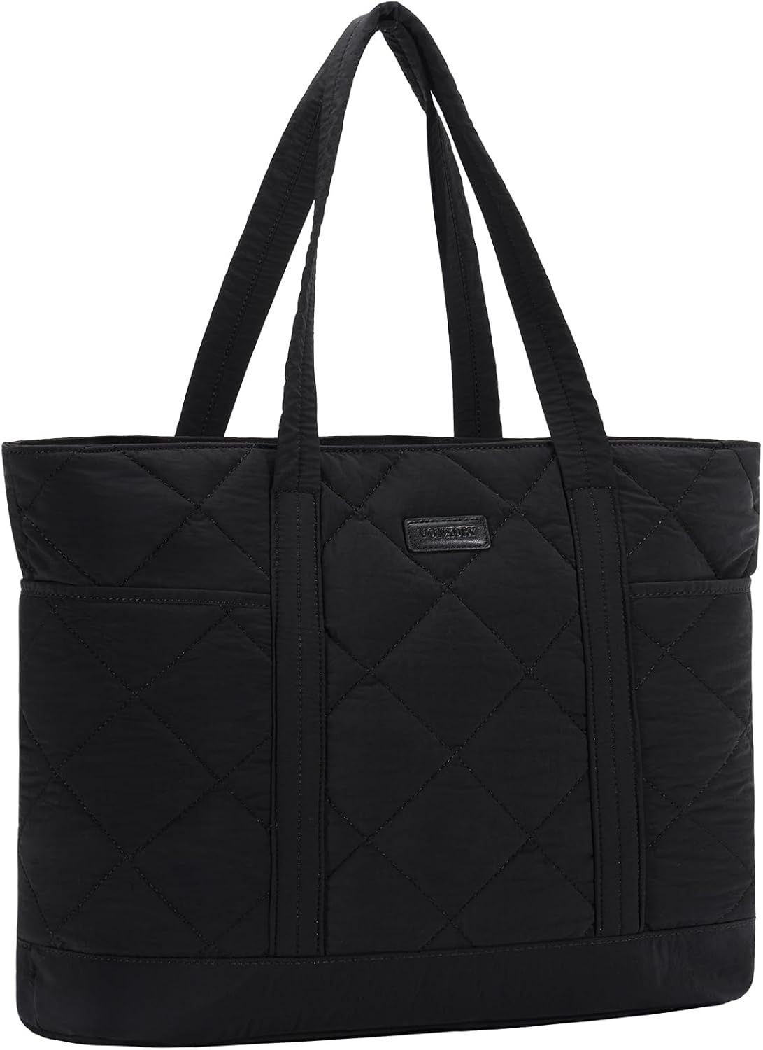 VX VONXURY Tote Bag for Women,Puffer Handbag with Multi Pockets Large Quilted Shoulder Bag for Daily Travel