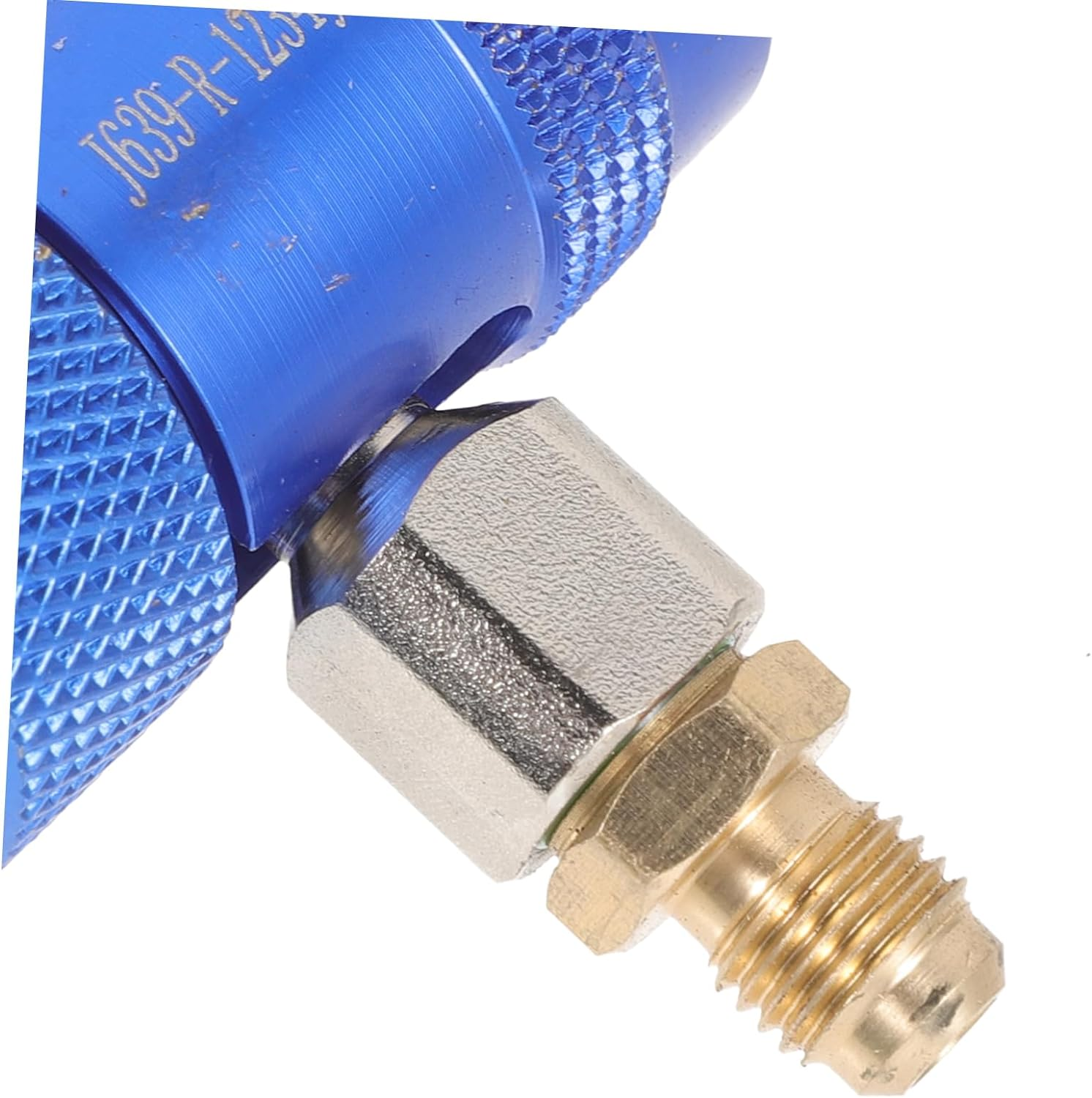 Ibasenice 4Pcs Automotive Refrigerant Connector Adjustable for Car Air Conditioner Adapters Made of Alloy image number 5