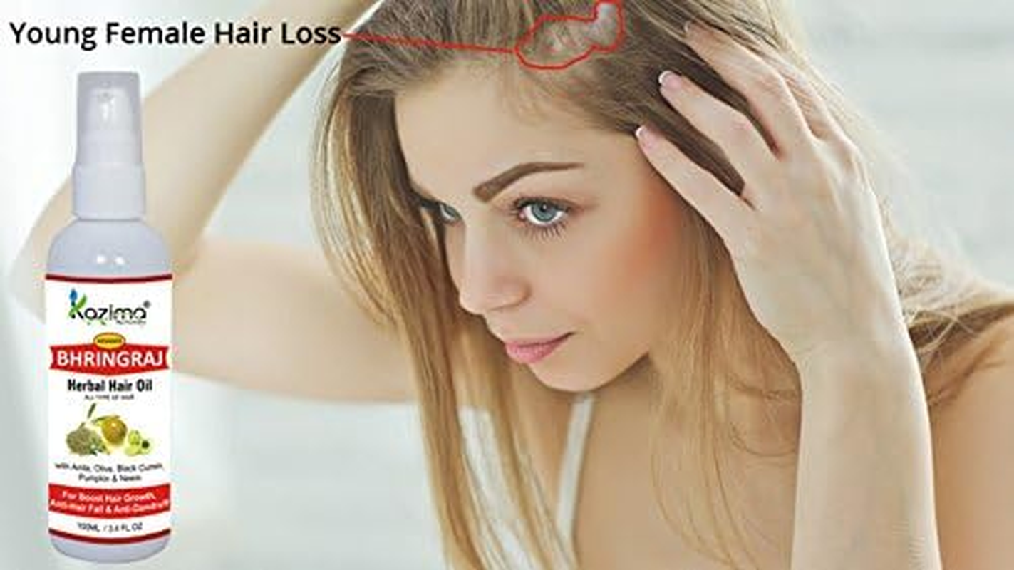 KAZIMA Bhringraj (Bhringha) Herbal Hair Oil for Hair Growth & Anti-Hair Fall, 100 Ml