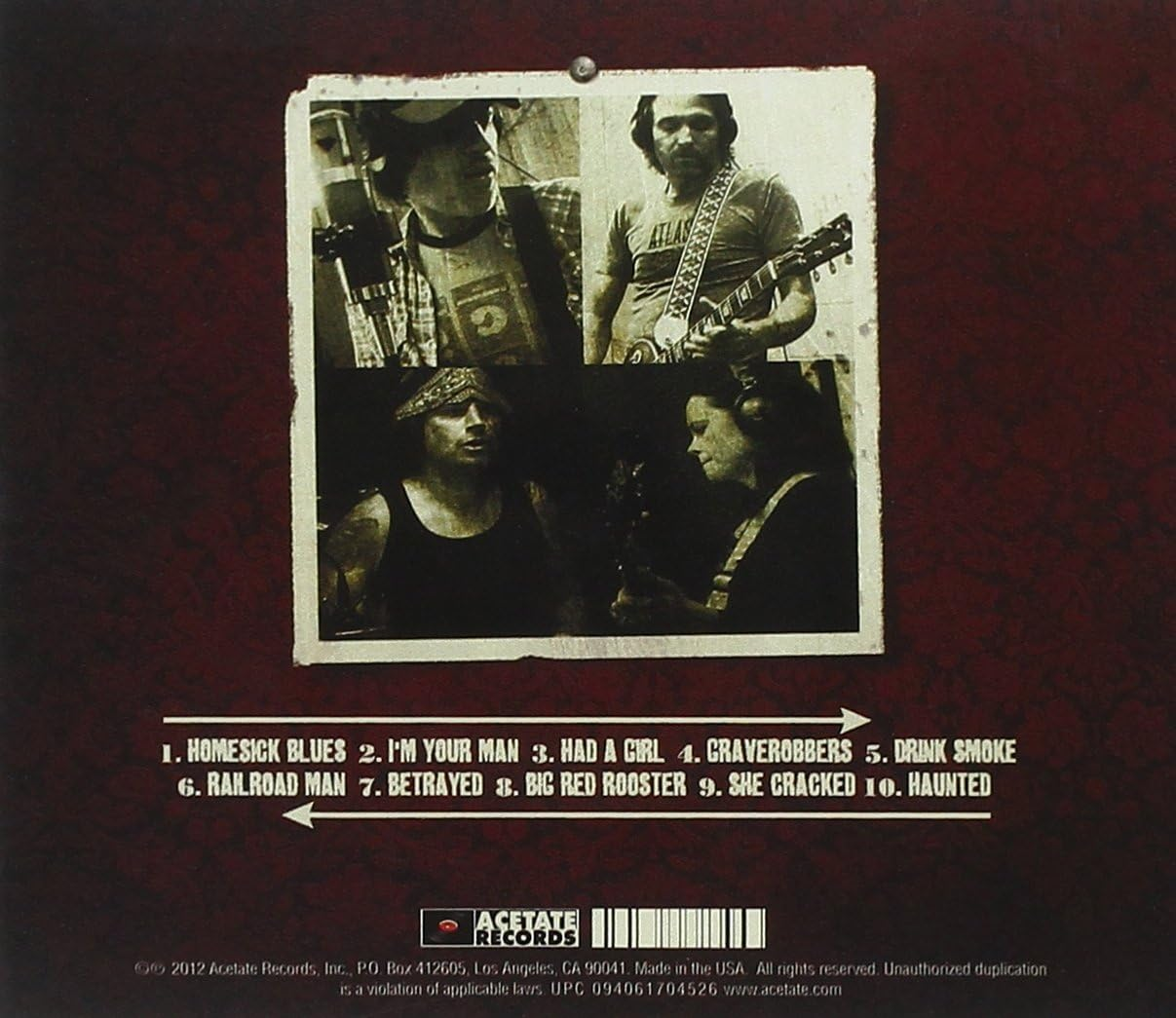 Acetate Records the Hangmen - East of Western CD