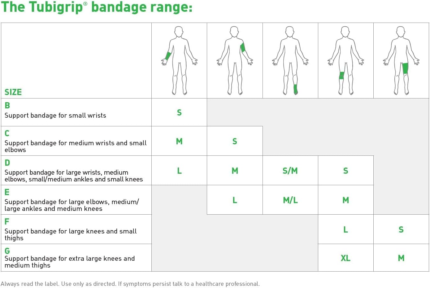 Tubigrip G Beige X 10M | Firm Support for Sprains, Strains and Swelling of Large Knees or Thighs image number 1