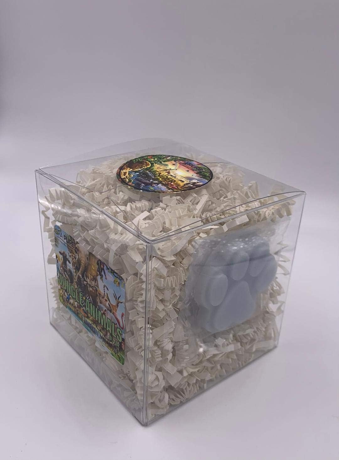 Jungle Animals Bath Bomb for Kids with Surprise Toys inside (Jungle Animals) USA Made, Natural, Organic XL 9.5 Oz Gift Set for Girls/Boys (9.5 Oz Single) image number 3