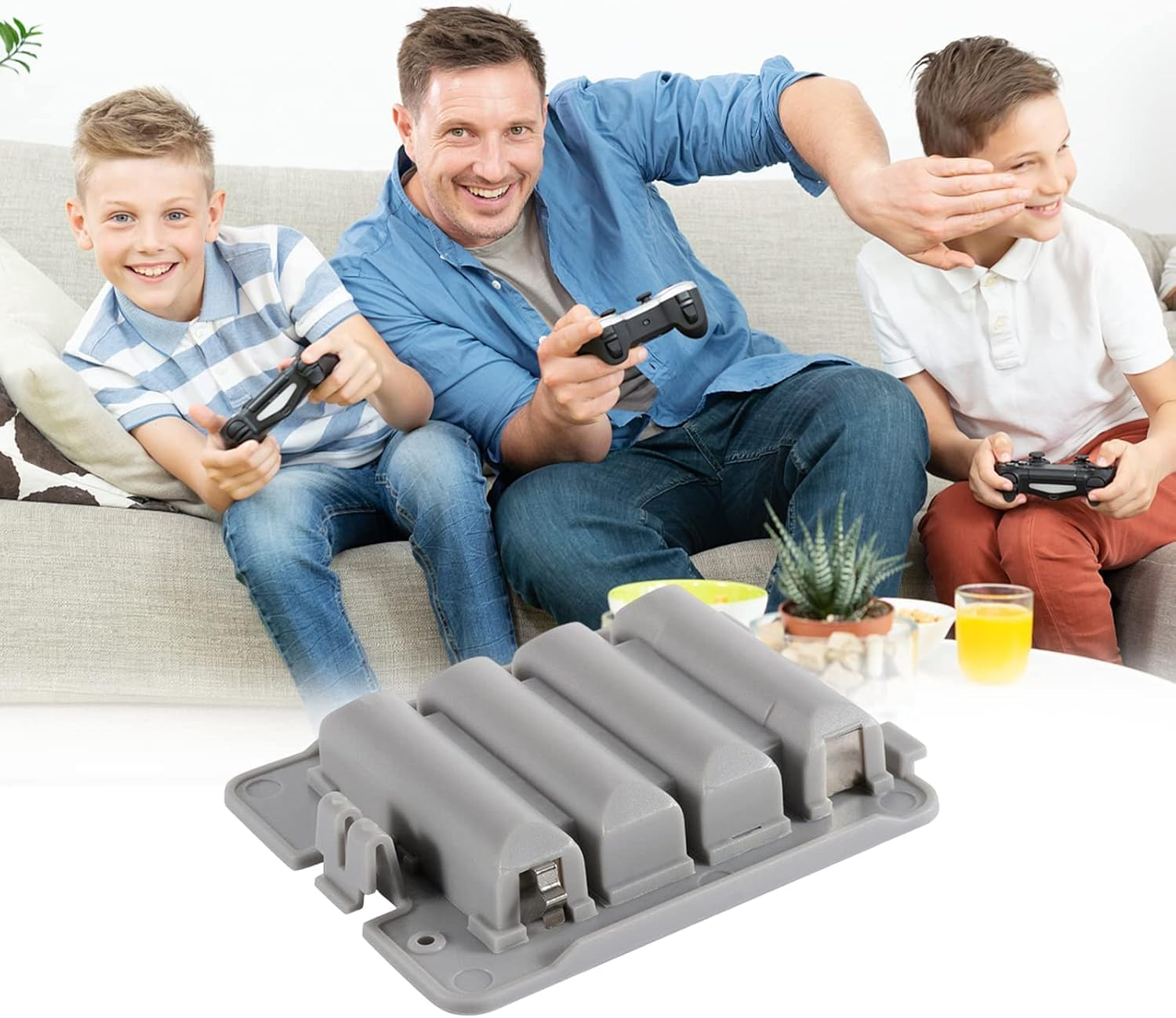 3800Mah Rechargeable Battery Pack & Cable for Wii Fit Balance Board High Capacity Battery Pack Replacement for Wii Fit Balance Board image number 2