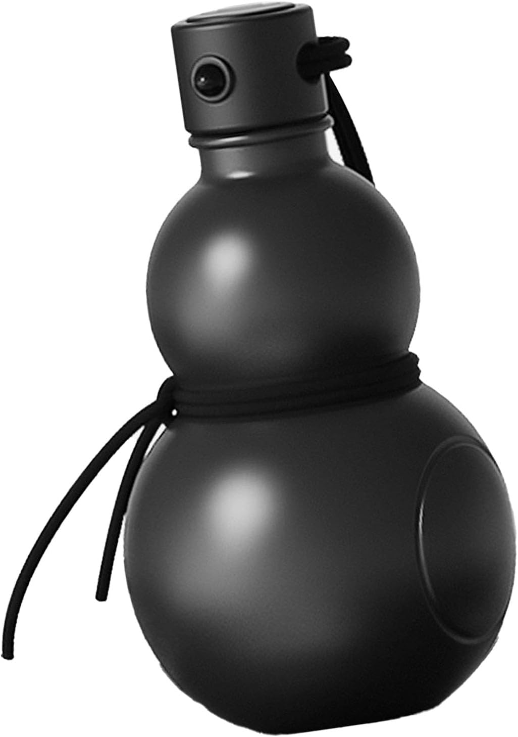 Gourd Water Bottle, PCTG Outdoor Water Bottle, Gourd Sports Travel Water Bottle Set, Multifunctional Gourd Drinking Cup Jug for Indoor Decoration, Office, Outdoor (Black) image number 5