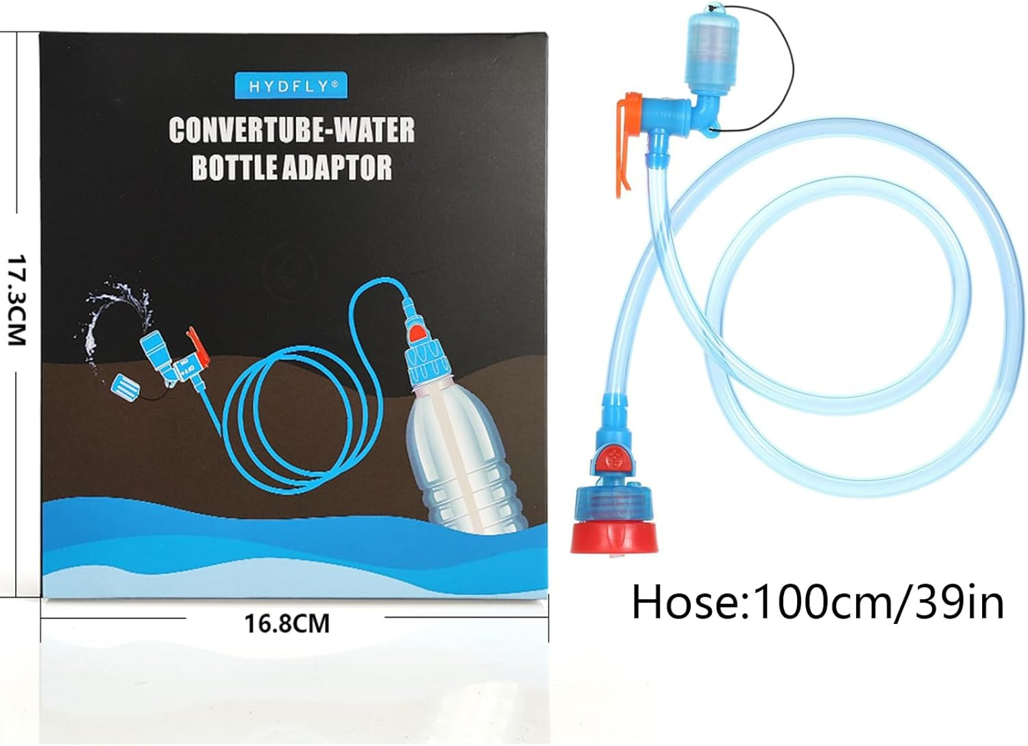 Water Bottle Drink Tube,Hose Hydration Bladder, Reservoir Hose Kit,Replacement Water Bottle Tube,Water Bottle Tube Adjuster image number 4