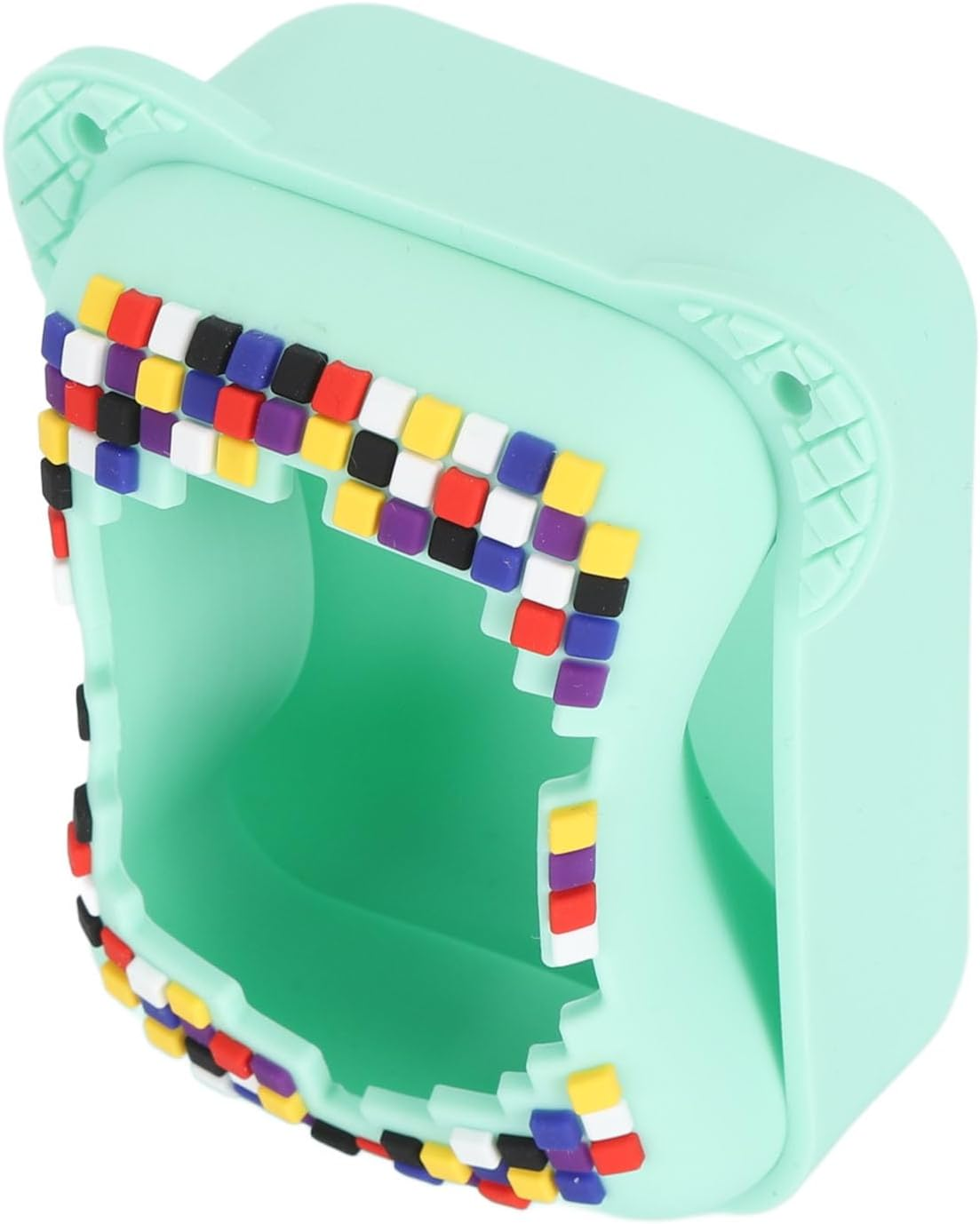 Silicone Case for Bitzee Toy Digital Pet, Interactive Toy Digital Pet Case with Lanyard, Resistant Electronic Pets Travel Storage Bag (Green) - Green image number 2