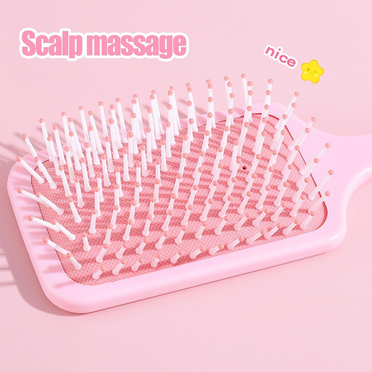 Square Hair Brush,Wet Paddle Brush - Soft Flexible Bristles, Scalp Massage, Styling Tool for Women Men Thick Thin Long Short Wet Dry Hair image number 1