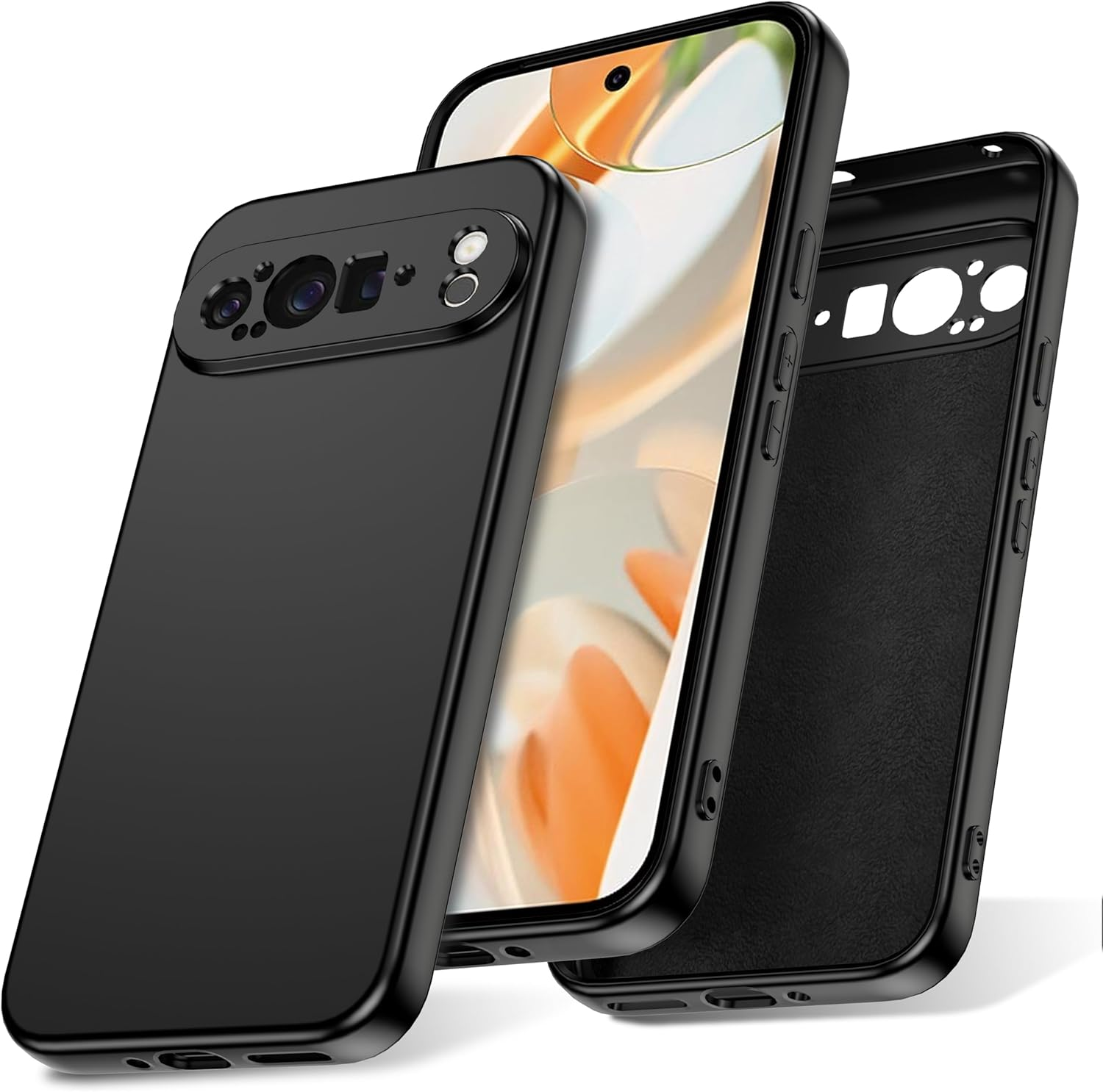 Watana Redmi Note 13 Pro 4G Case, Soft Touch Silicone Mobile Phone Case, Shockproof, Dustproof, Non-Slip Full Body Armour with Microfibre Lining for Redmi Note 13 Pro 4G, White