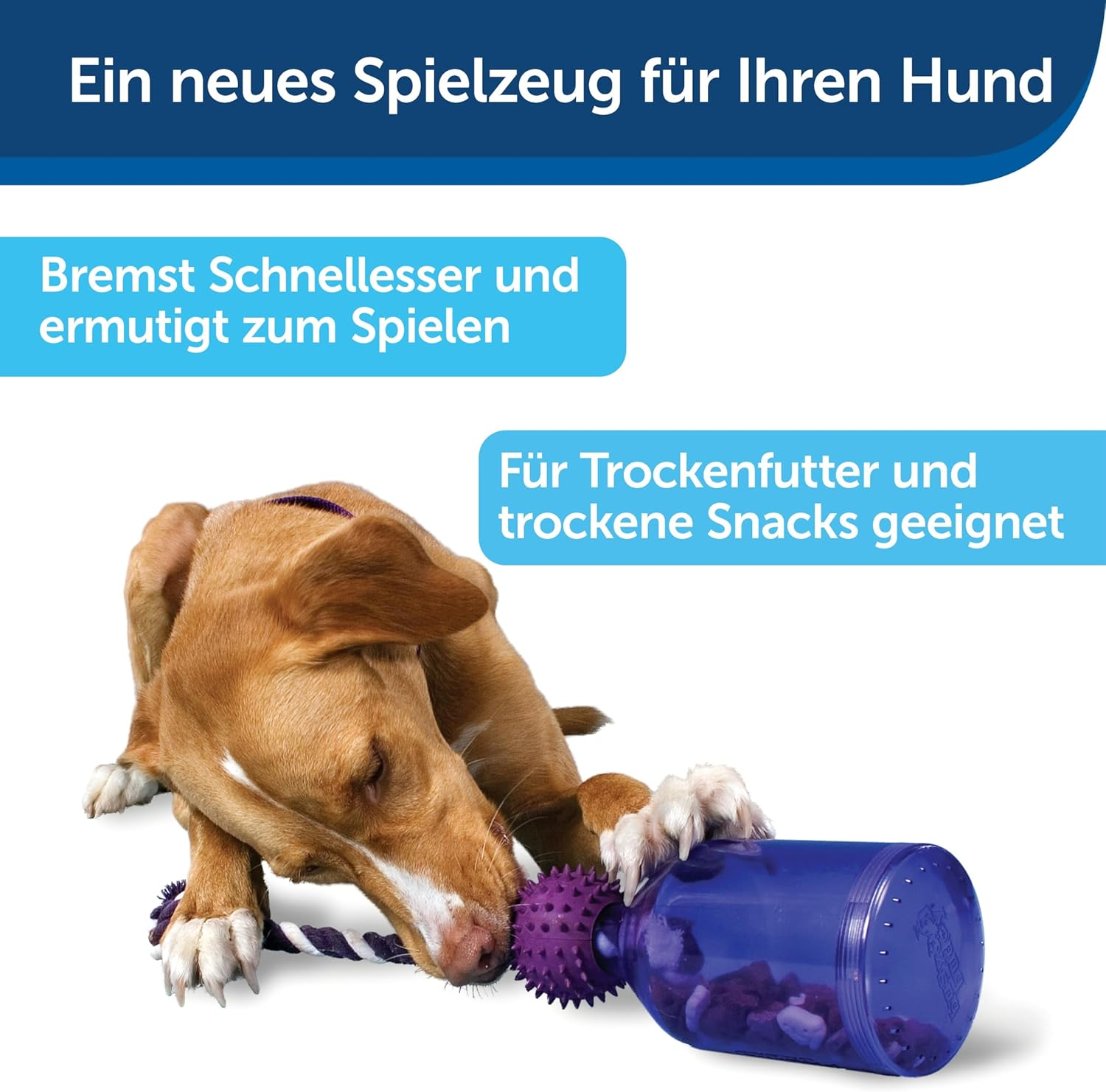 Petsafe Busy Buddy Tug-A-Jug Interactive Meal Dispensing Dog Toy, X-Small image number 4