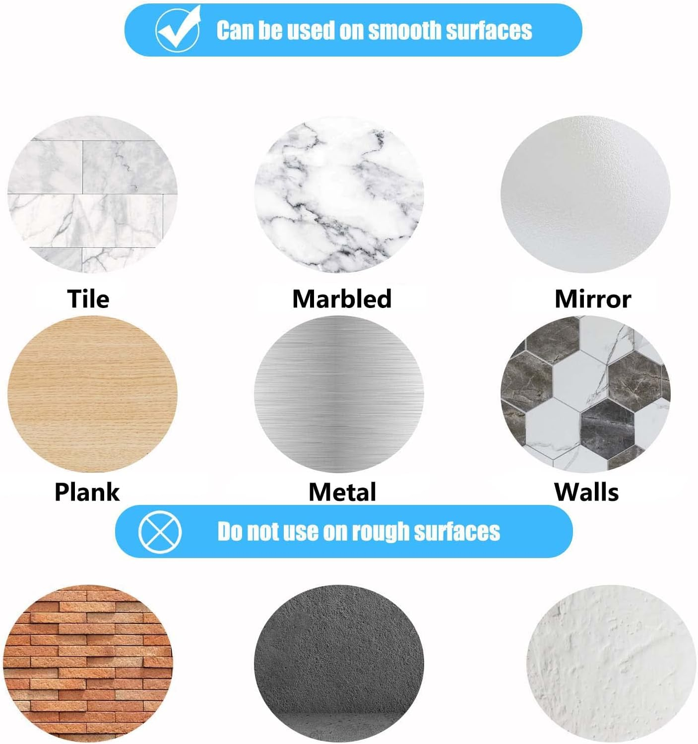 Accencyc Large Suction Cup with Screws 85Mm/ 3.4" Plastic Suction Pads 4 Pack Clear PVC Sucker Pads with M8 Screw Nut Extra Strong Adhesive Glass Suction Holder image number 2