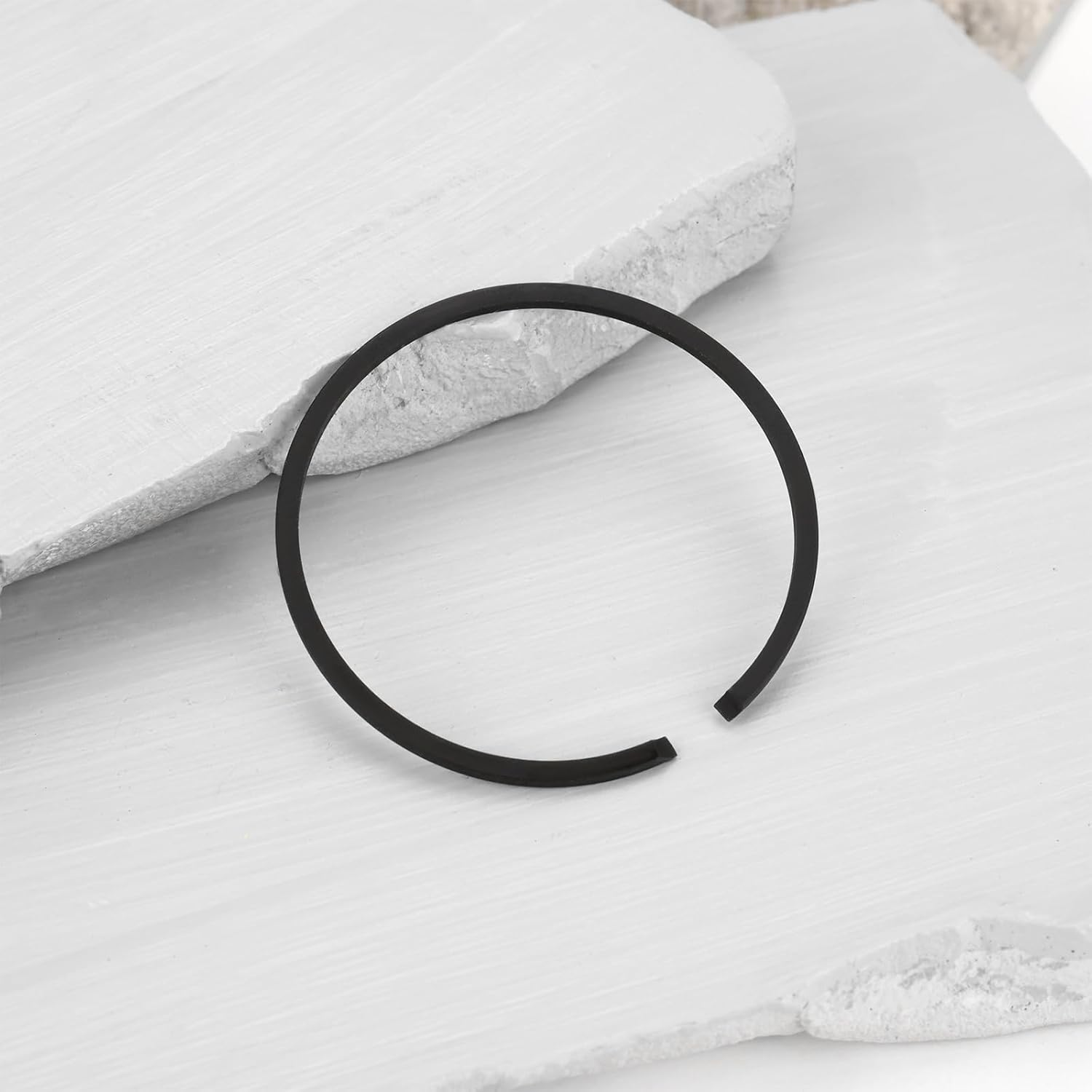 Briny River 1Pc Trimmers Piston Ring Replacement Part 575227901 Compatible with Husqvarna 124L 125L 128L 28CC 125B Blowers Chainsaw Spare Parts image number 2