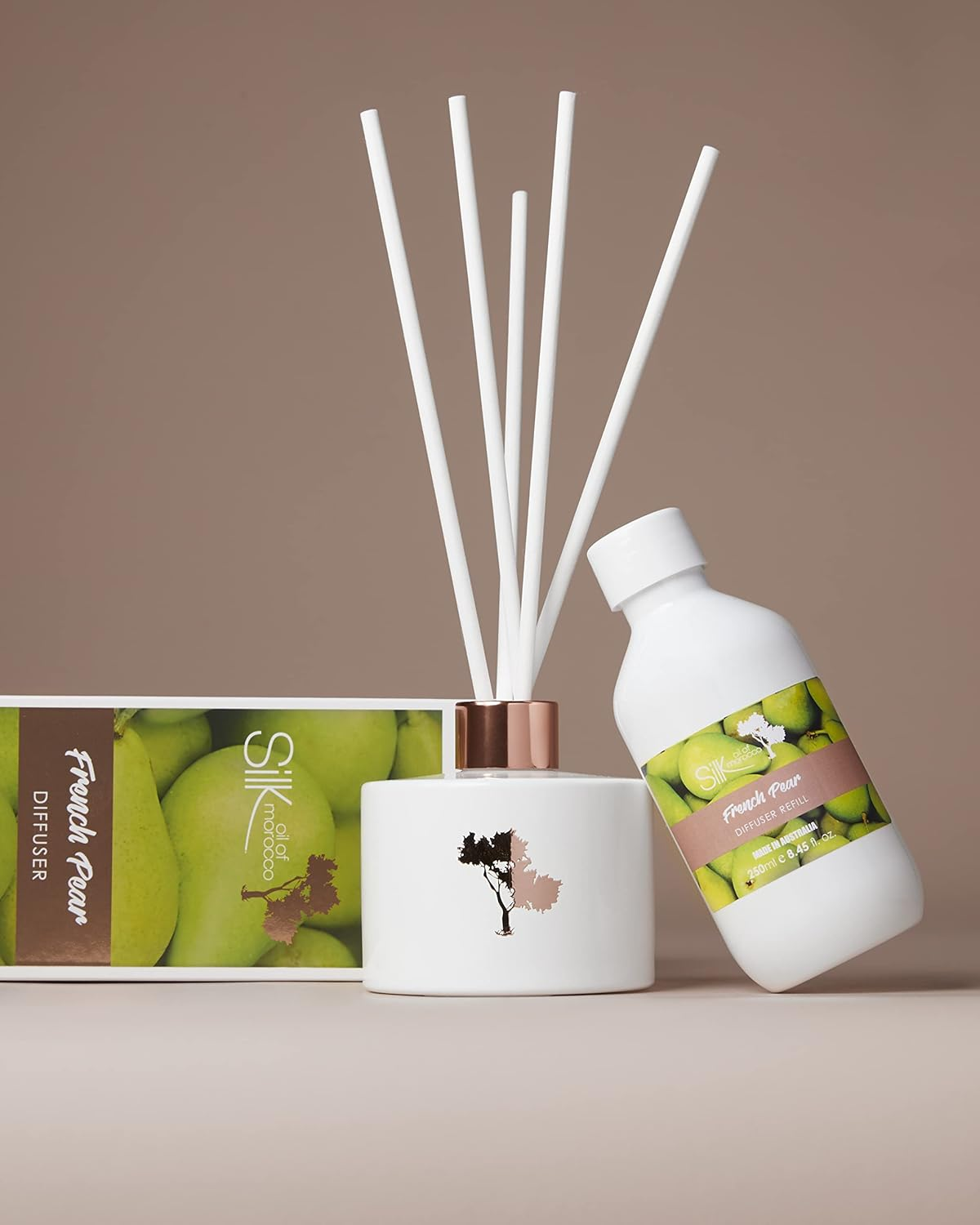 Silk Oil of Morocco Silk Oil of Morocco Diffuser Refill French Pear 250 Ml, 250 Millilitre image number 4