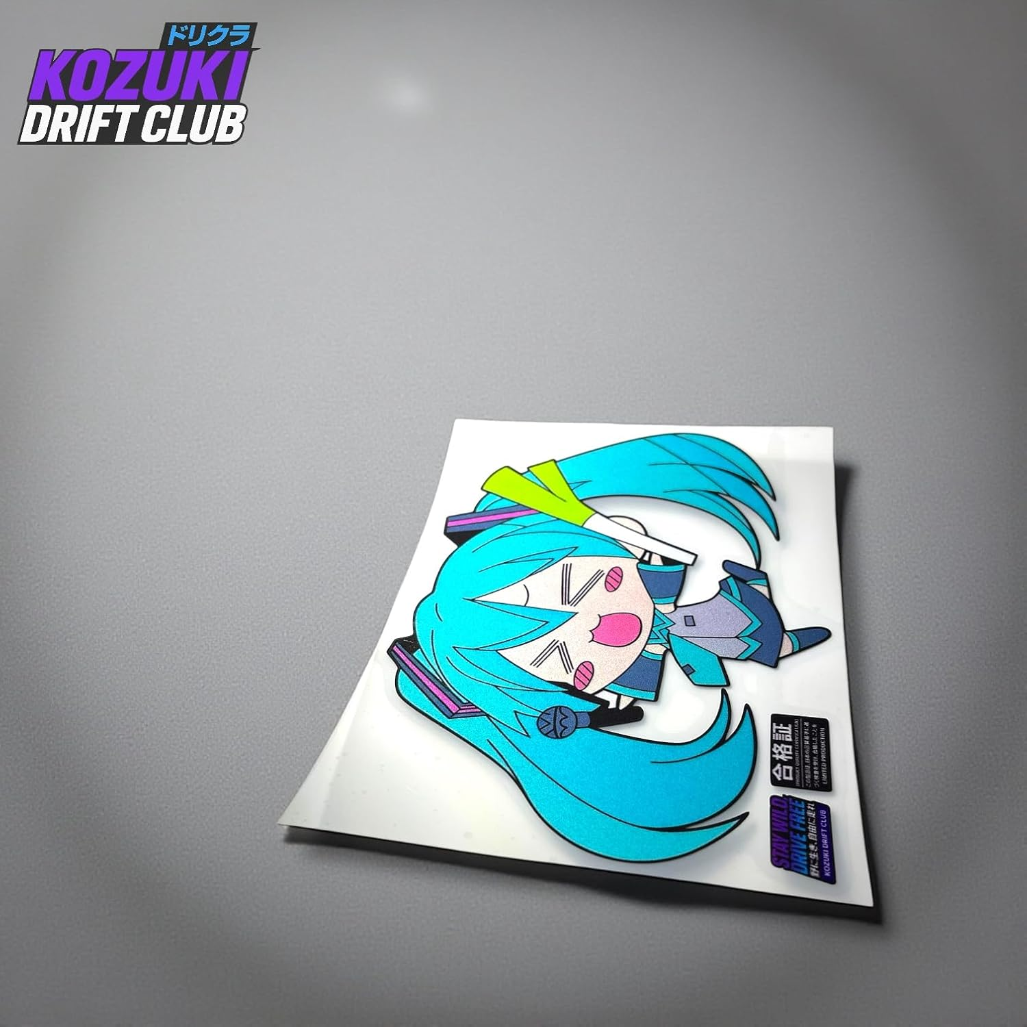 Miku CAR Stickers Anime Vinyl Sticker for Car for Latop Mika Car Decal Miku Stickers for Car (UMMM)
