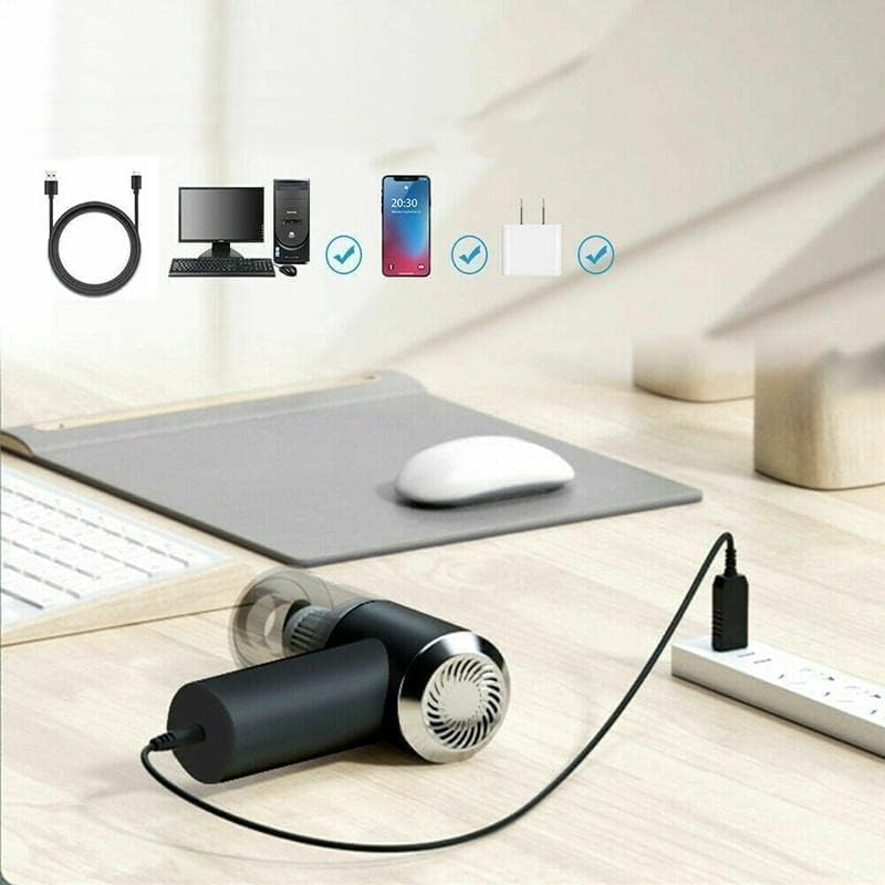 Car Vacuum Cleaner,16000Pa High Power Mini Vacuum Cleaner,Rechargeable Handheld Vacuum,Portable Cordless Compressed Air Duster Air Blower for Car Home (Goldblack)