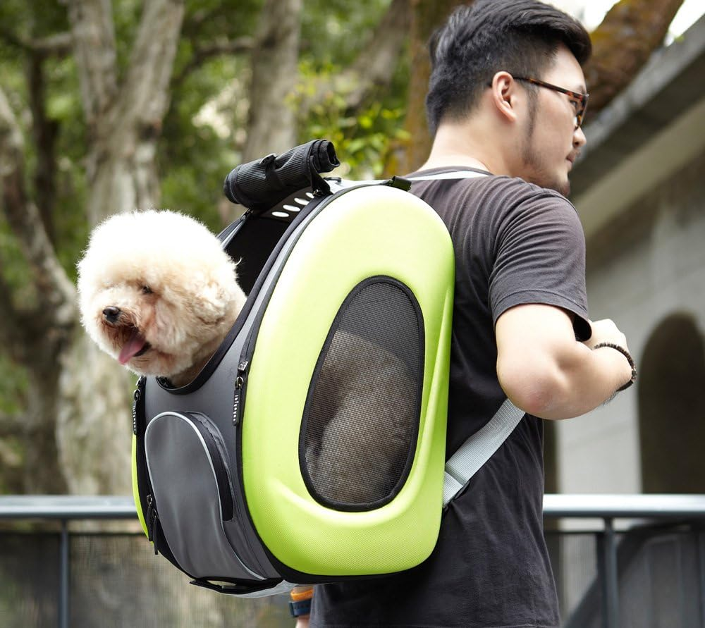 Ibiyaya 5-In-1 Combo Pet Carrier, Chocolate - Chocolate image number 5