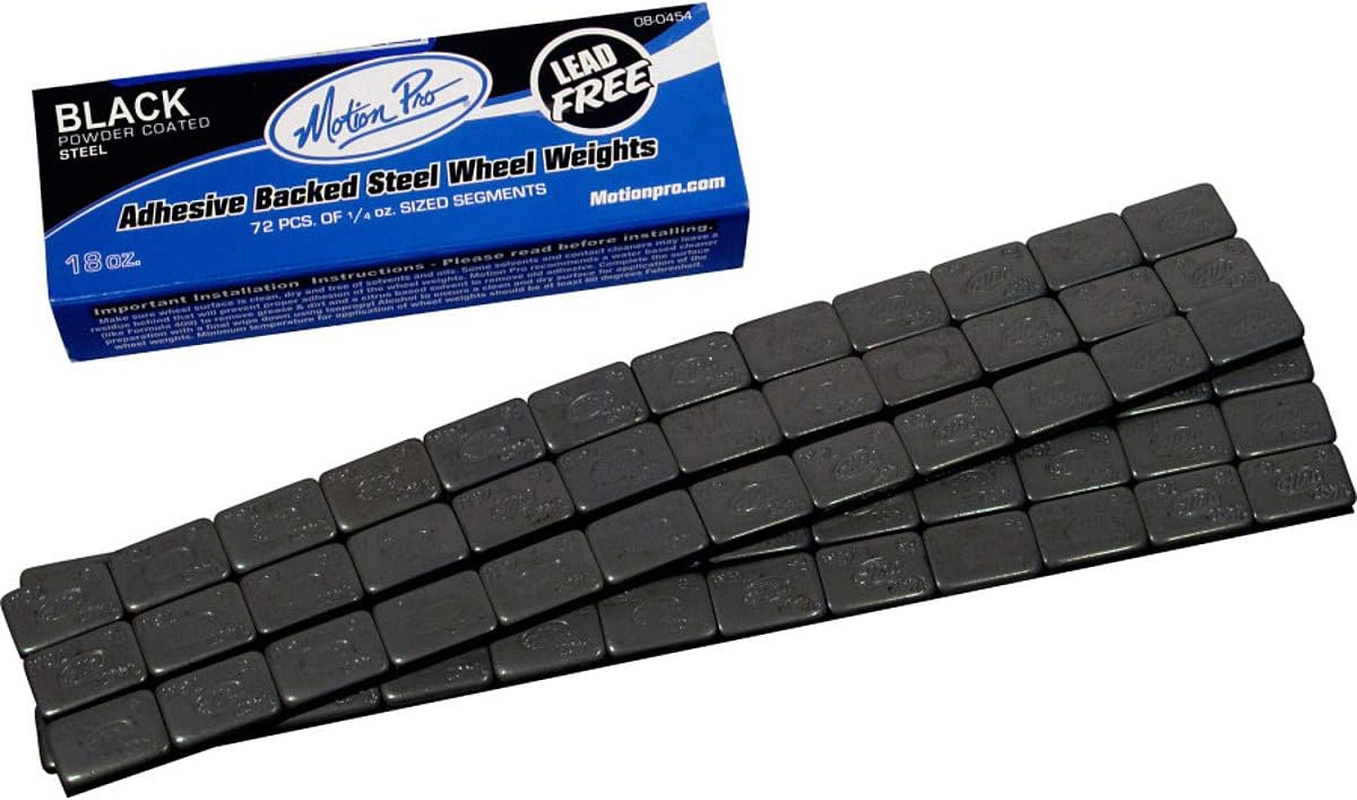 Motion Pro 08-0455 Black Steel Wheel Weight