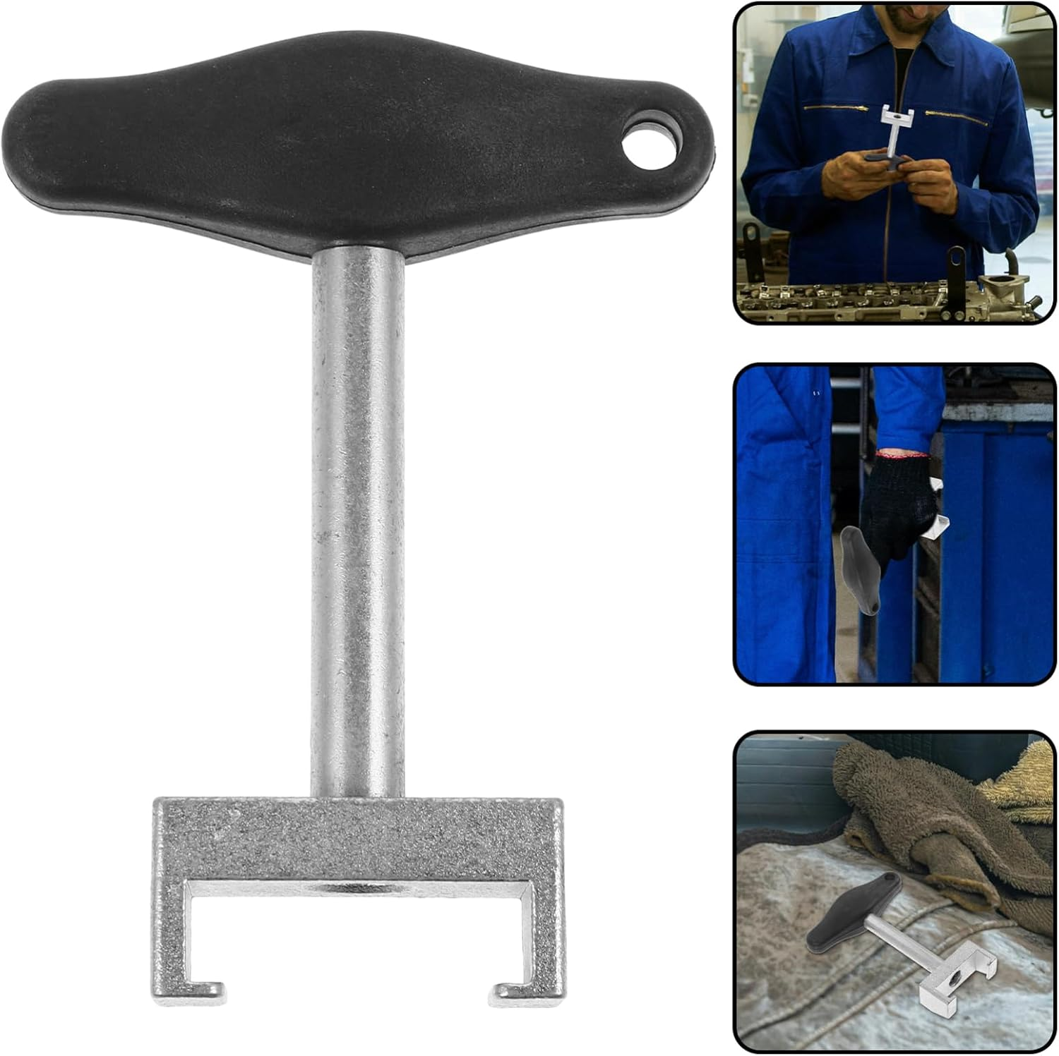 COSMEVIVI Automotive Ignition Coil Removal Tool Steel Sturdy Spark Plug Puller for Mechanics