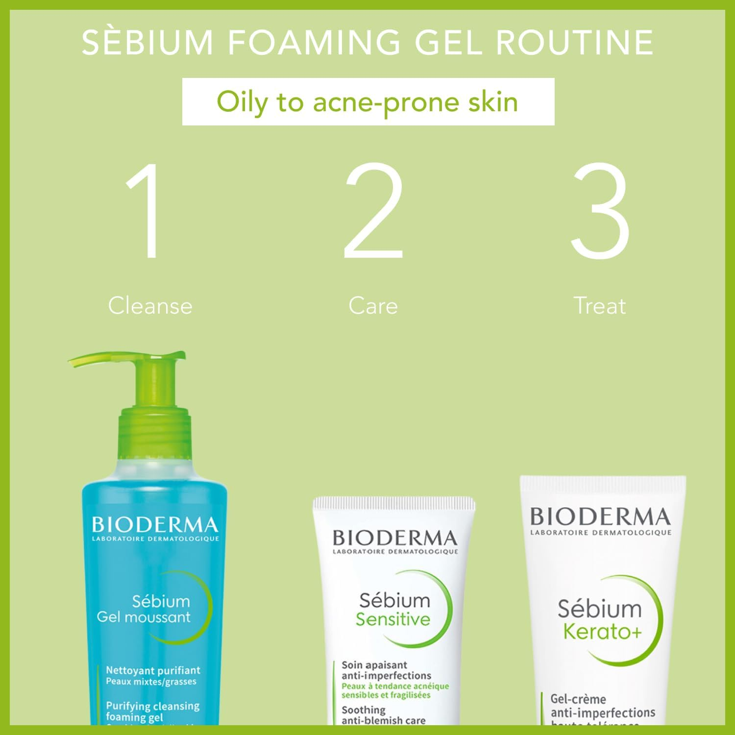 Bioderma - S&egrave;bium - Gel Moussant - Foaming Gel Purifying Face Cleanser for Oily Skin, 200Ml image number 5
