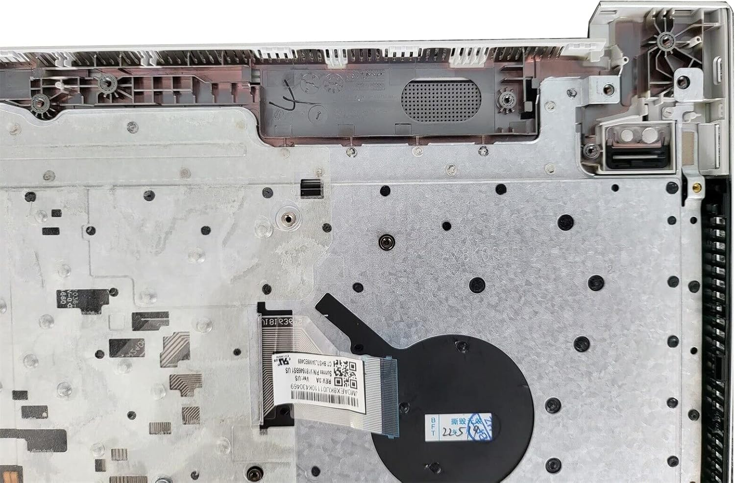 LTPRPTS Replacement Laptop Upper Case Palmrest Backlit Keyboard Assembly Part for HP Probook 450 G6 450 G7 L45090-001 Sliver image number 4