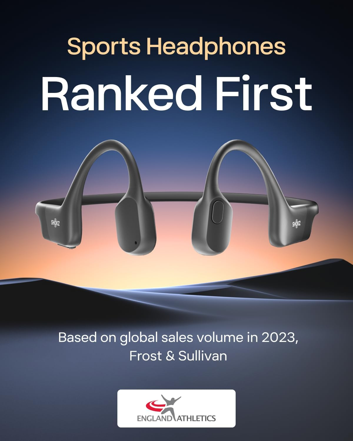 (Mini Size) Shokz Openrun Bone Conduction Sports Headphones, Bluetooth Wireless Earphones with Mic, 8H Playtime, Open-Ear Waterproof Headset for Running, Workout, Driving ((Cosmic Black) image number 6