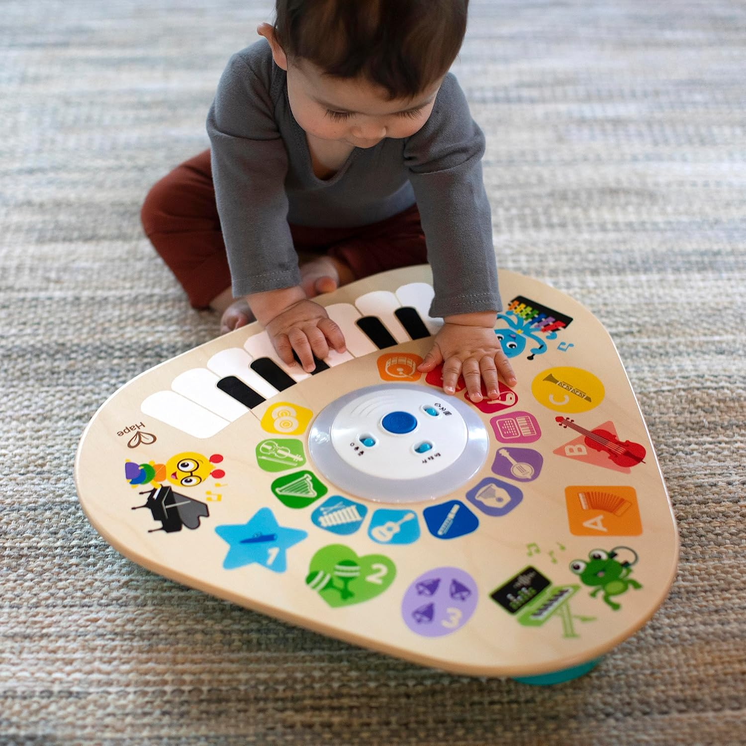 Baby Einstein Clever Composer Tune Table Magic Touch Electronic Wooden Activity Toddler Toy, Ages 6 Months + image number 3