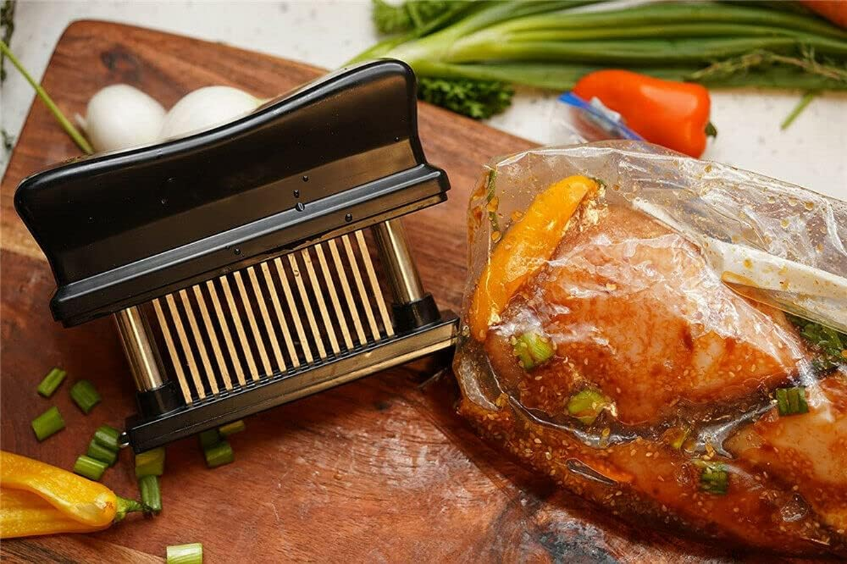 48-Blade Stainless Steel Pin Steak Meat Tenderizer Hammer Chicken Beef Mallet image number 1