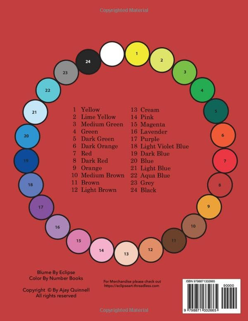 Blume - Color by Number Circulism Book : Superior Paper Edition image number 1