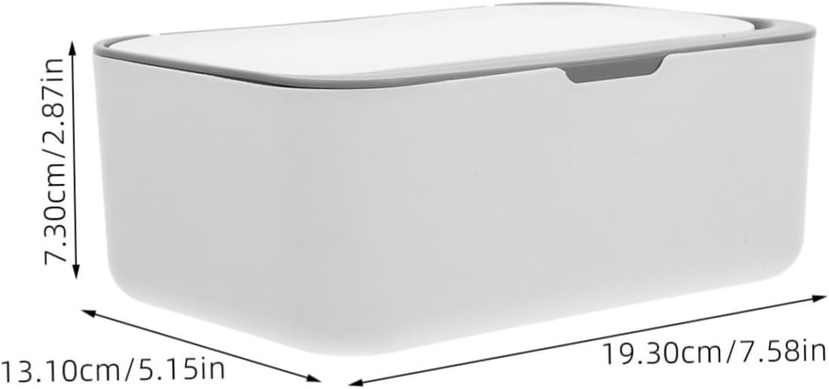 Facial Tissue Dispenser Box Modern Design Farmhouse Style Tissue Box Cover Wipe Maintenance image number 3