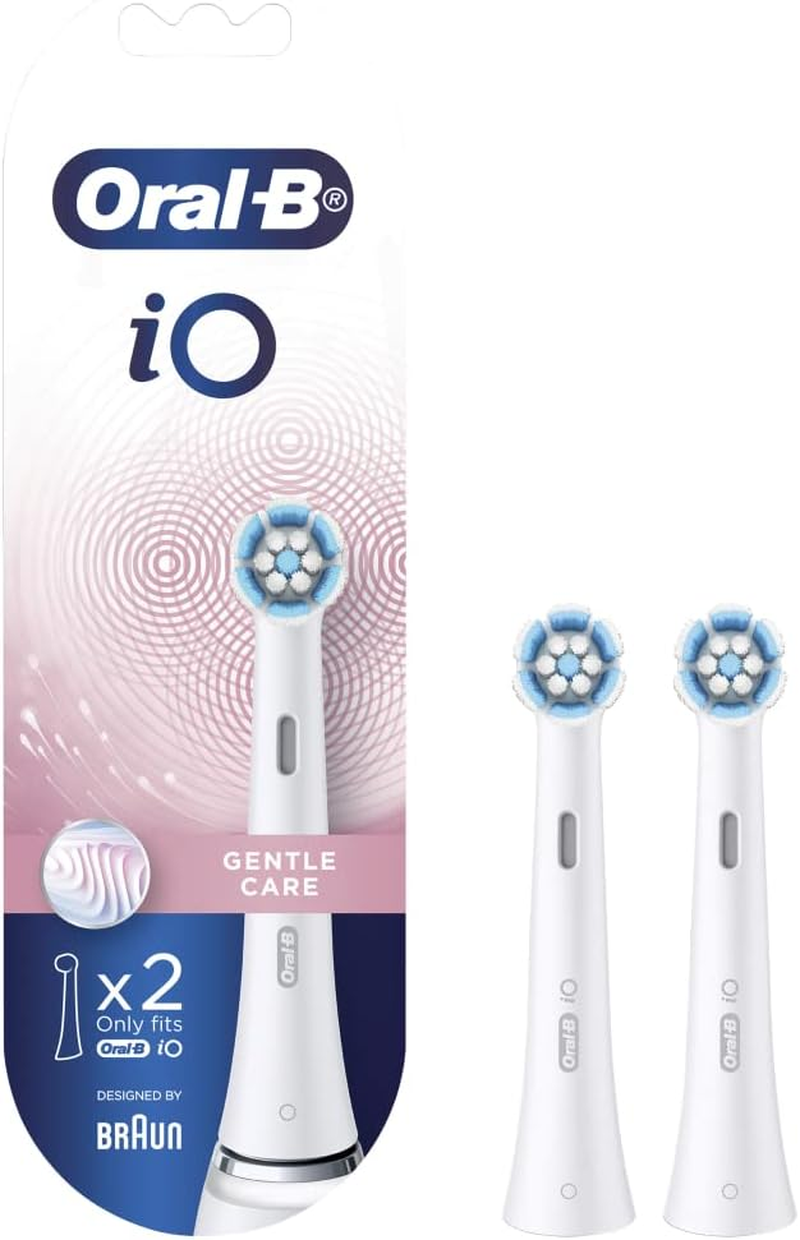 Oral-B Io Gentle Care Replacement Brush Heads White 2 Count image number 2